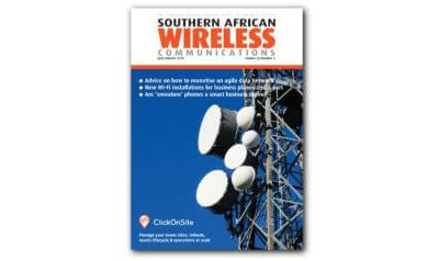 ClickOnSite en couverture du dernier numéro de Southern African Wireless Communications !